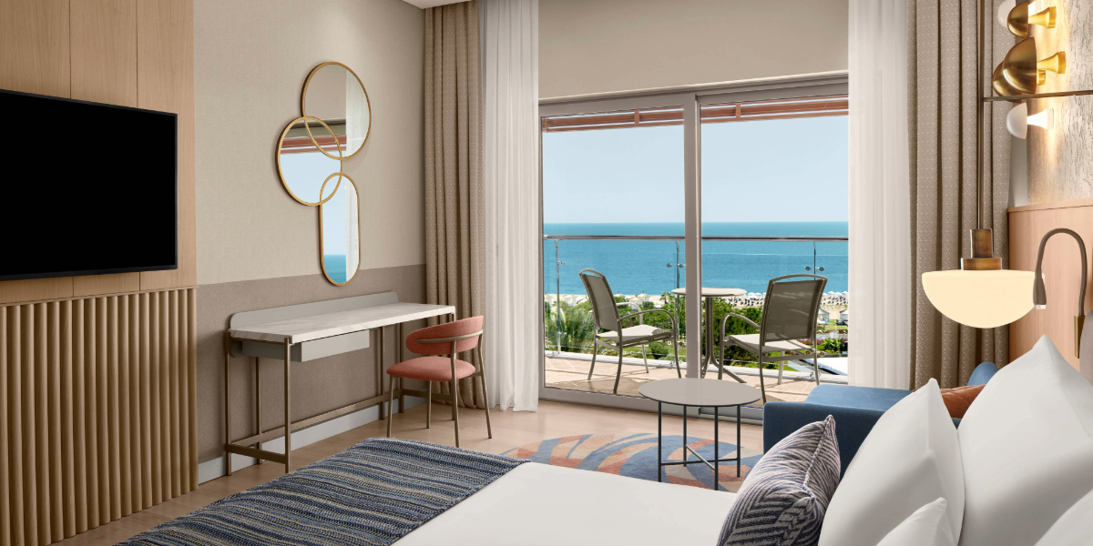 Akra Hotels Deluxe Deniz Manzaralı Oda Galeri 3