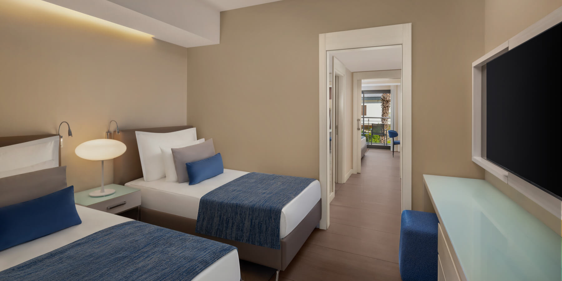 Yandan Deniz Manzaralı Aile Odası Galeri D3