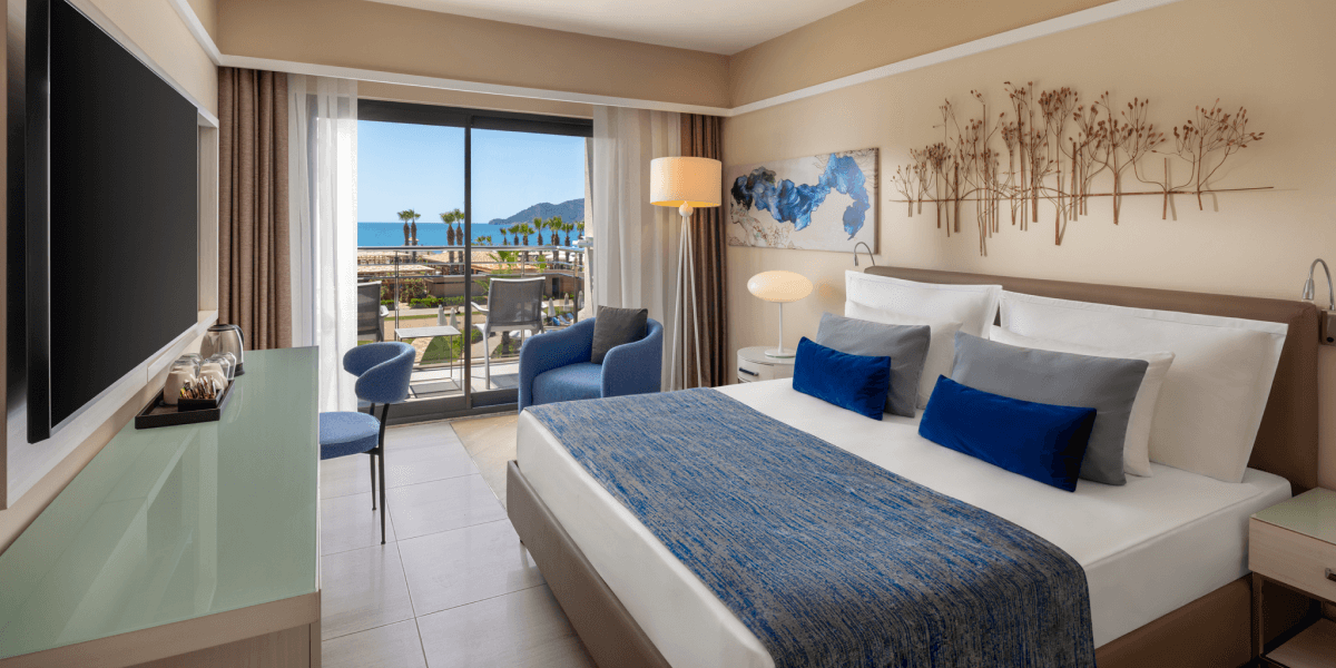 Akra Fethiye Konaklama Superior Deniz Manzaralı Aile Odası Galeri D