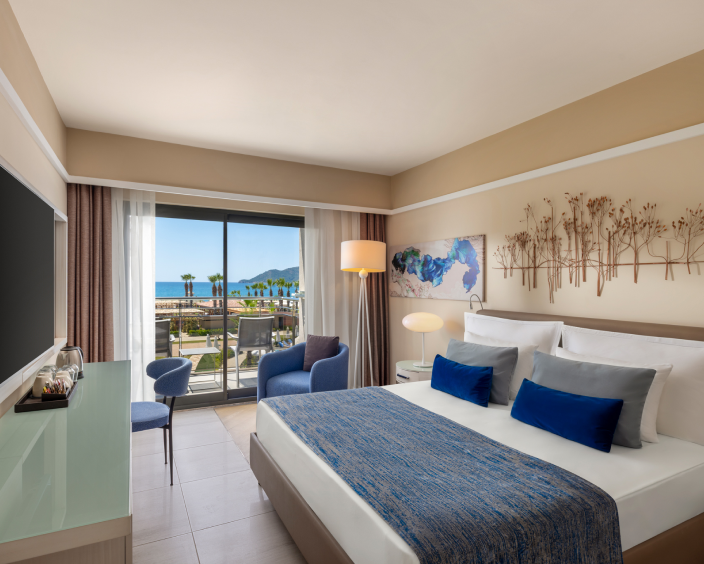 Akra Fethiye Konaklama Superior Deniz Manzaralı Aile Odası Oda Ozellikleri