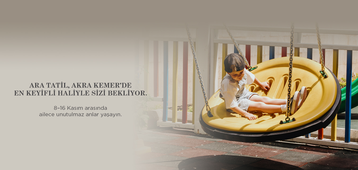 Akra Kemer Fırsatlar Aile Tatili Banner D