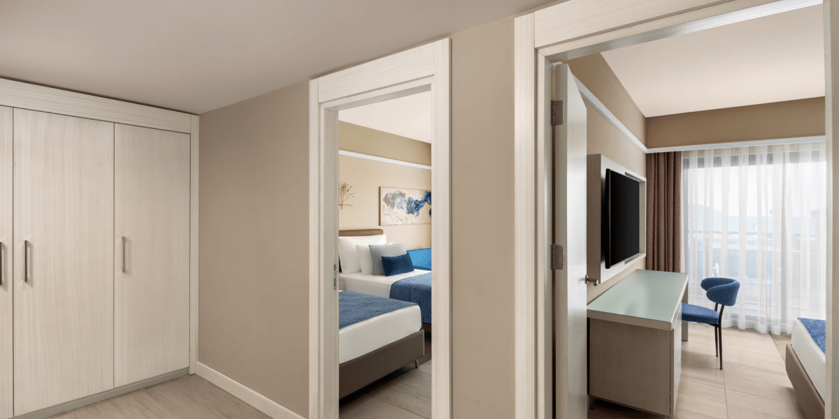 Akra Fethiye Konaklama Superior Deniz Manzaralı Aile Odası Galeri D2